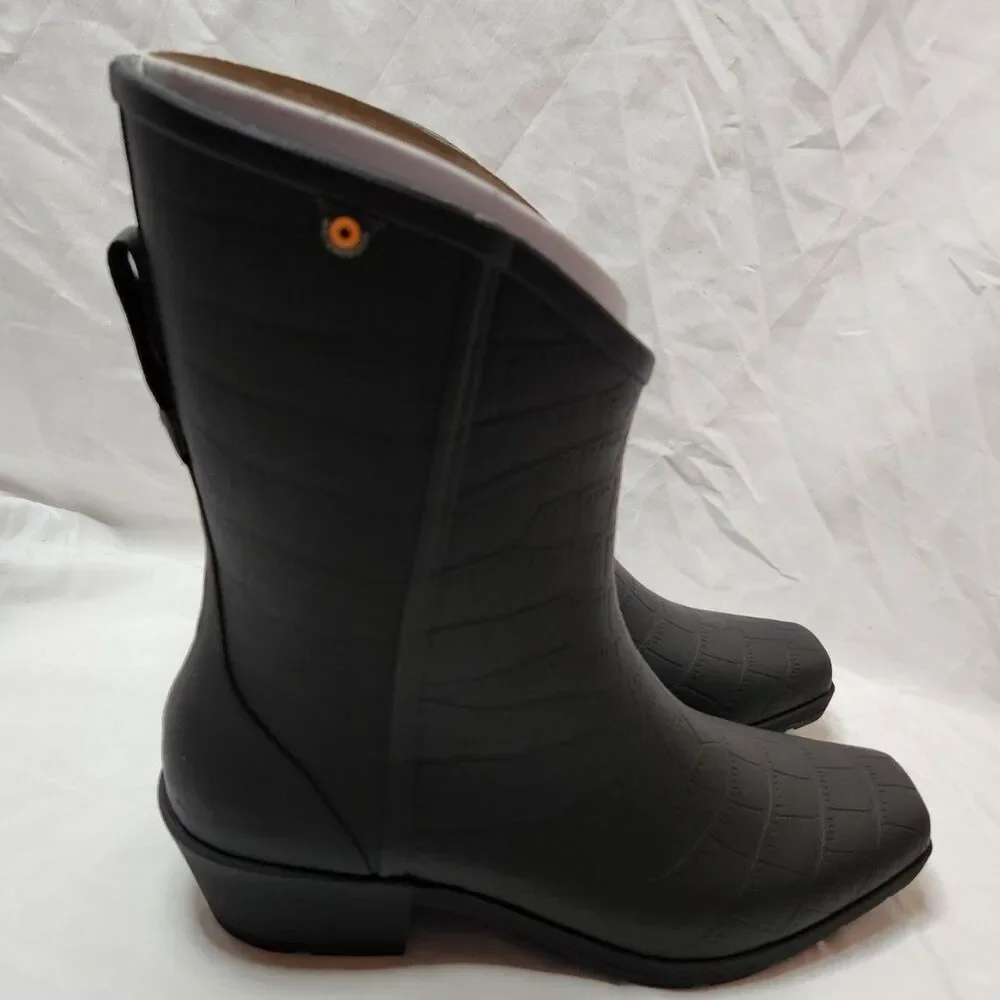Bogs Jolene Mid Waterproof Boots Women's 11 Black